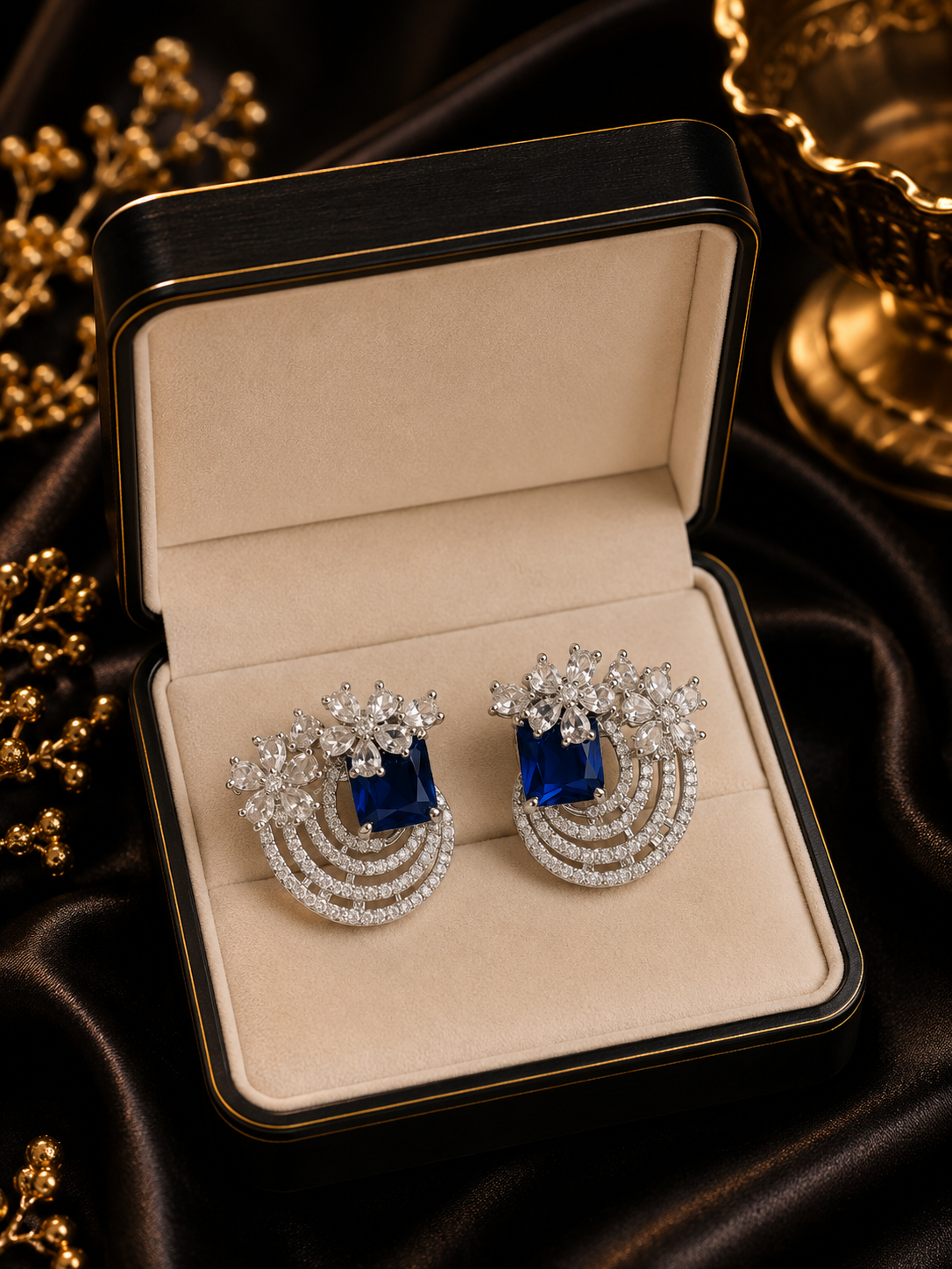 Floral Statement Earrings
