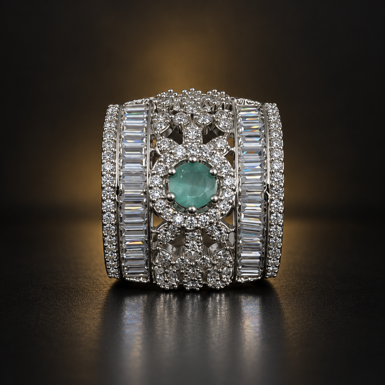 Royal Bloom Ring - Mint - photo 3