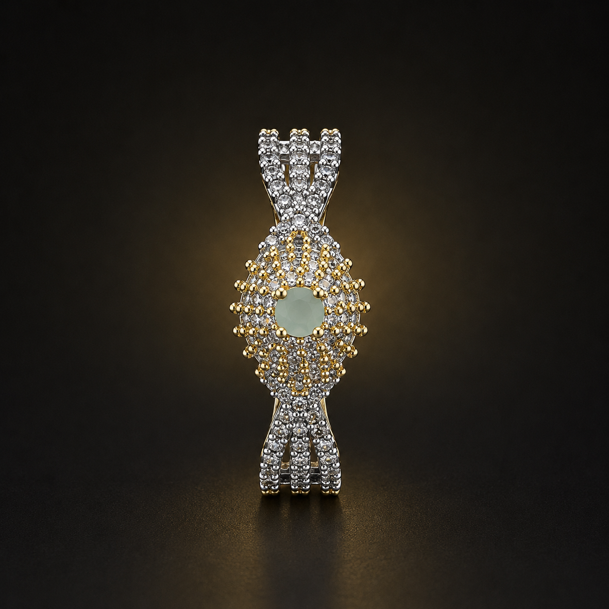 Royal Halo Ring - Mint - photo 3
