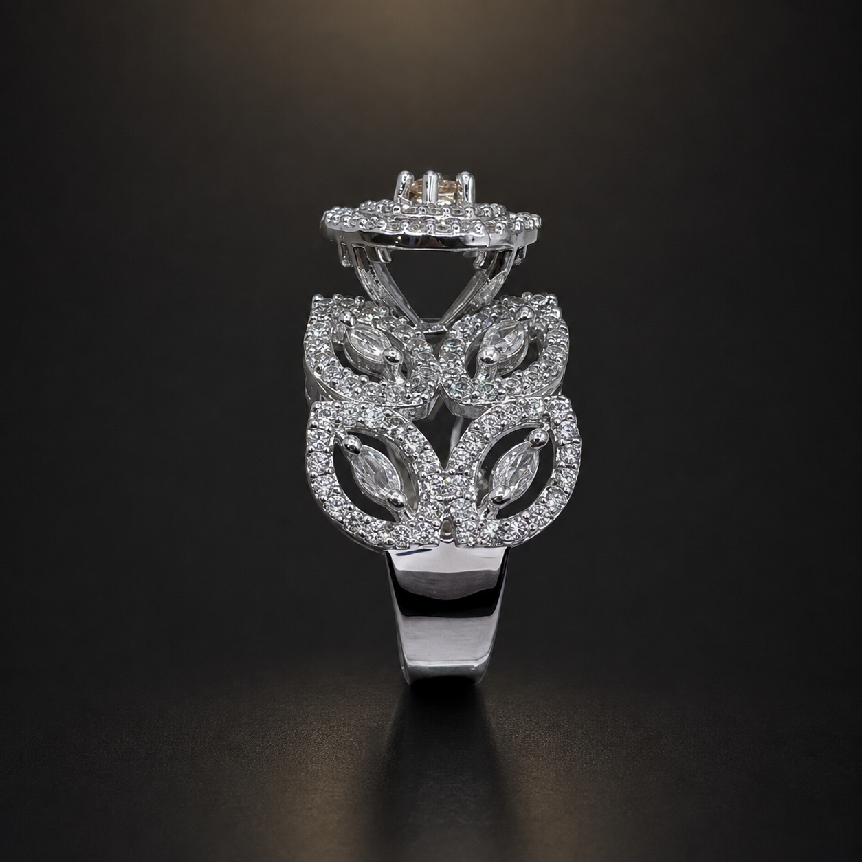 Royal Scroll Ring - Peach - photo 2