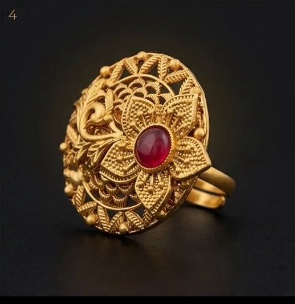 Rajwadi Ring - Red