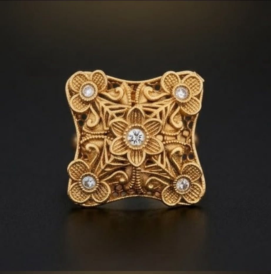 Rajwadi Ring - White