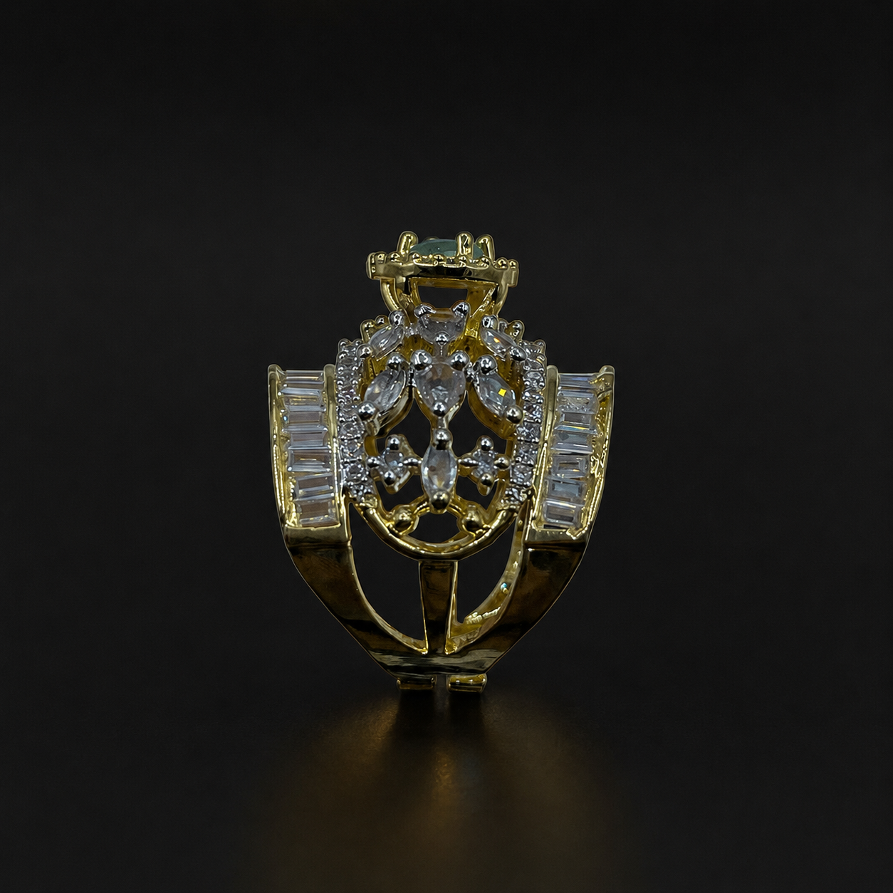 Royal Bloom Zircon Ring - Mint - photo 4