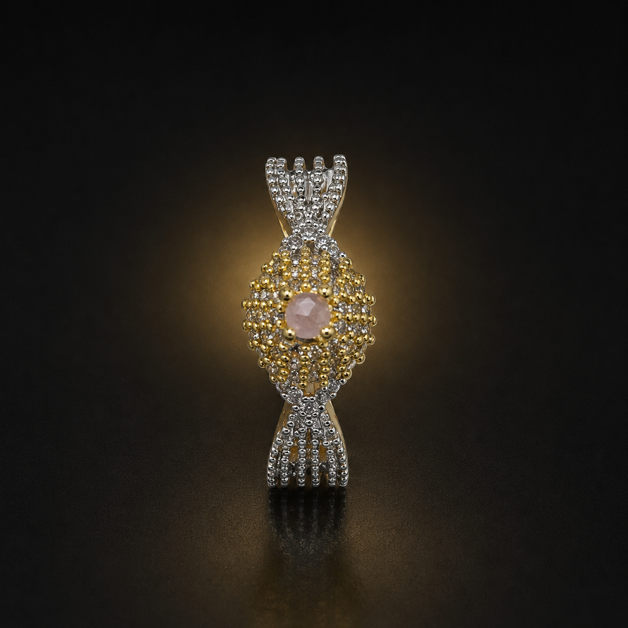 Royal Halo Ring - Pink - photo 3