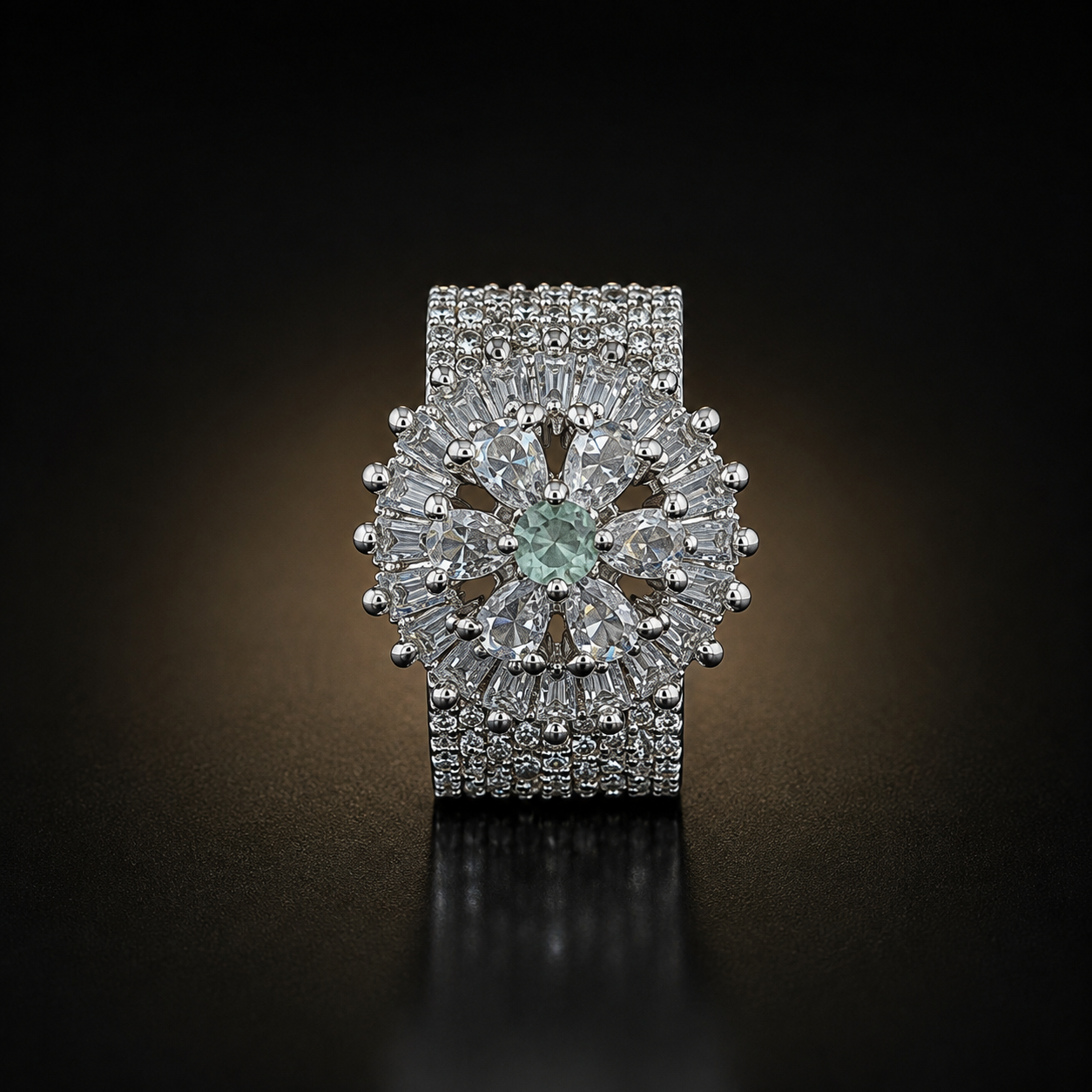 Regal Crown Ring - Mint - photo 3
