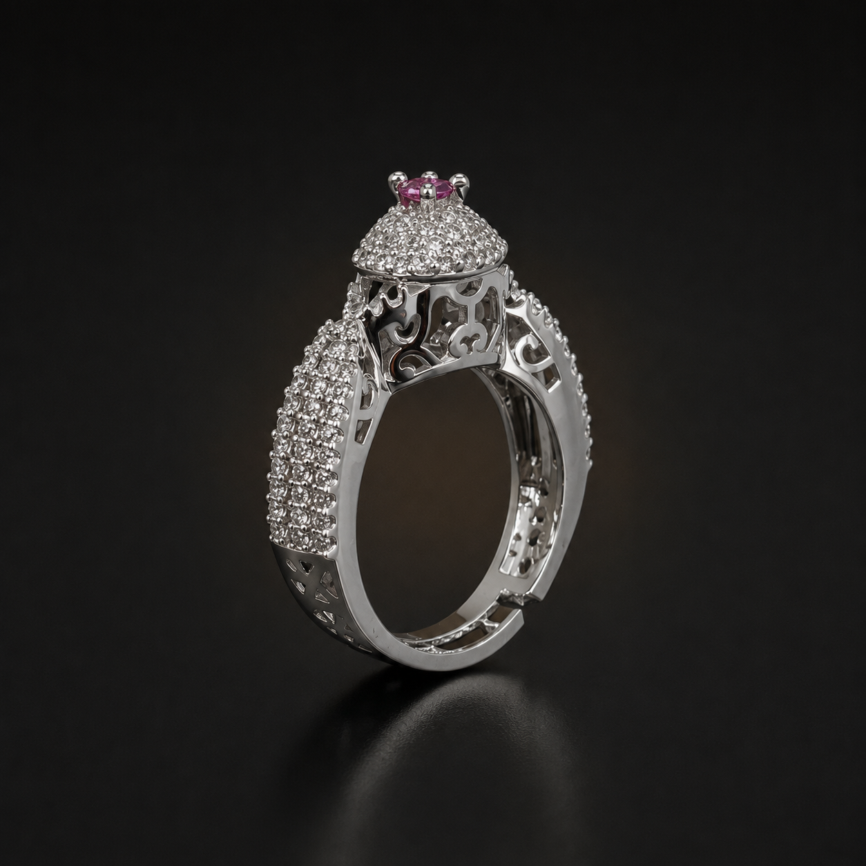 Royal Halo Ring