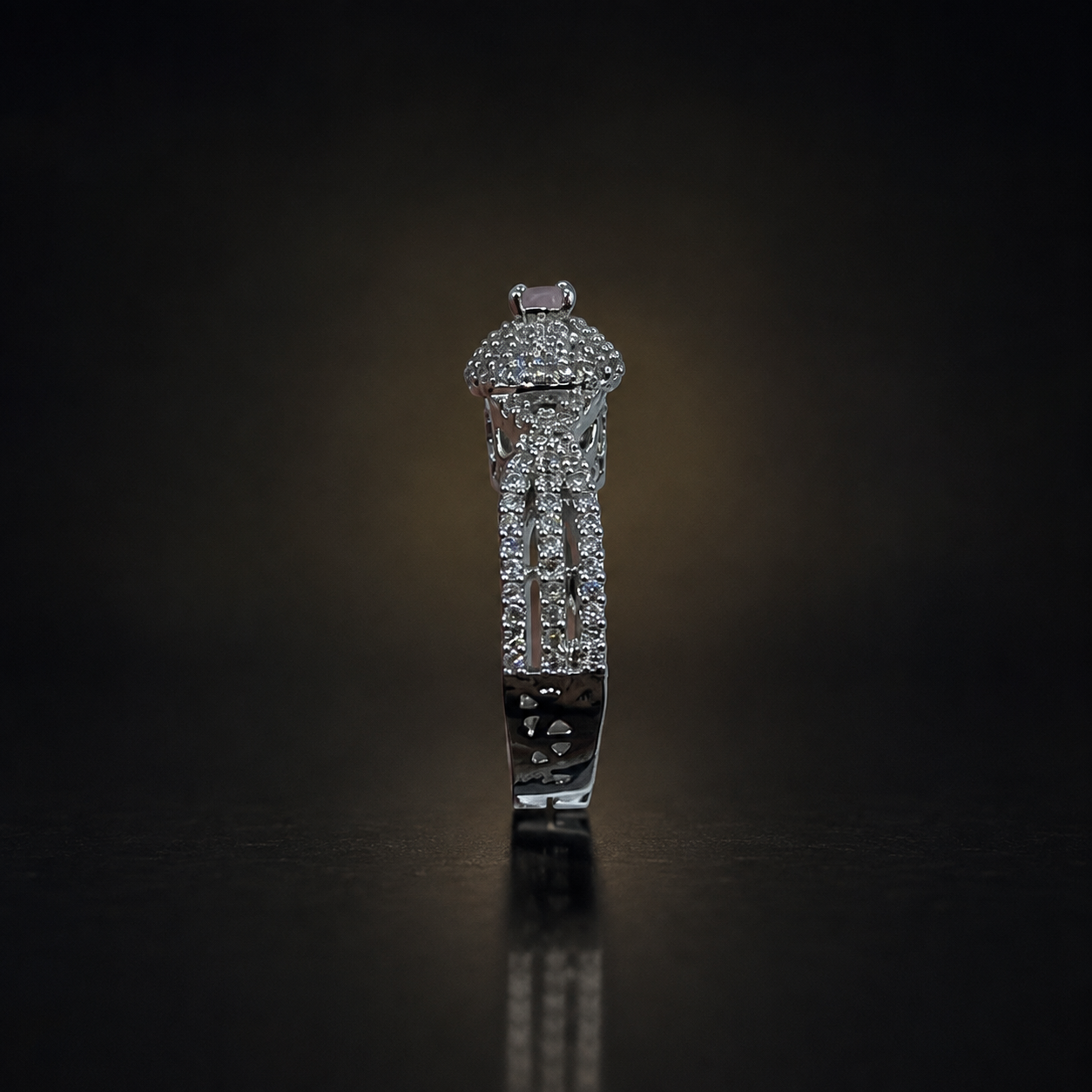 Royal Halo Ring - Pink - photo 2