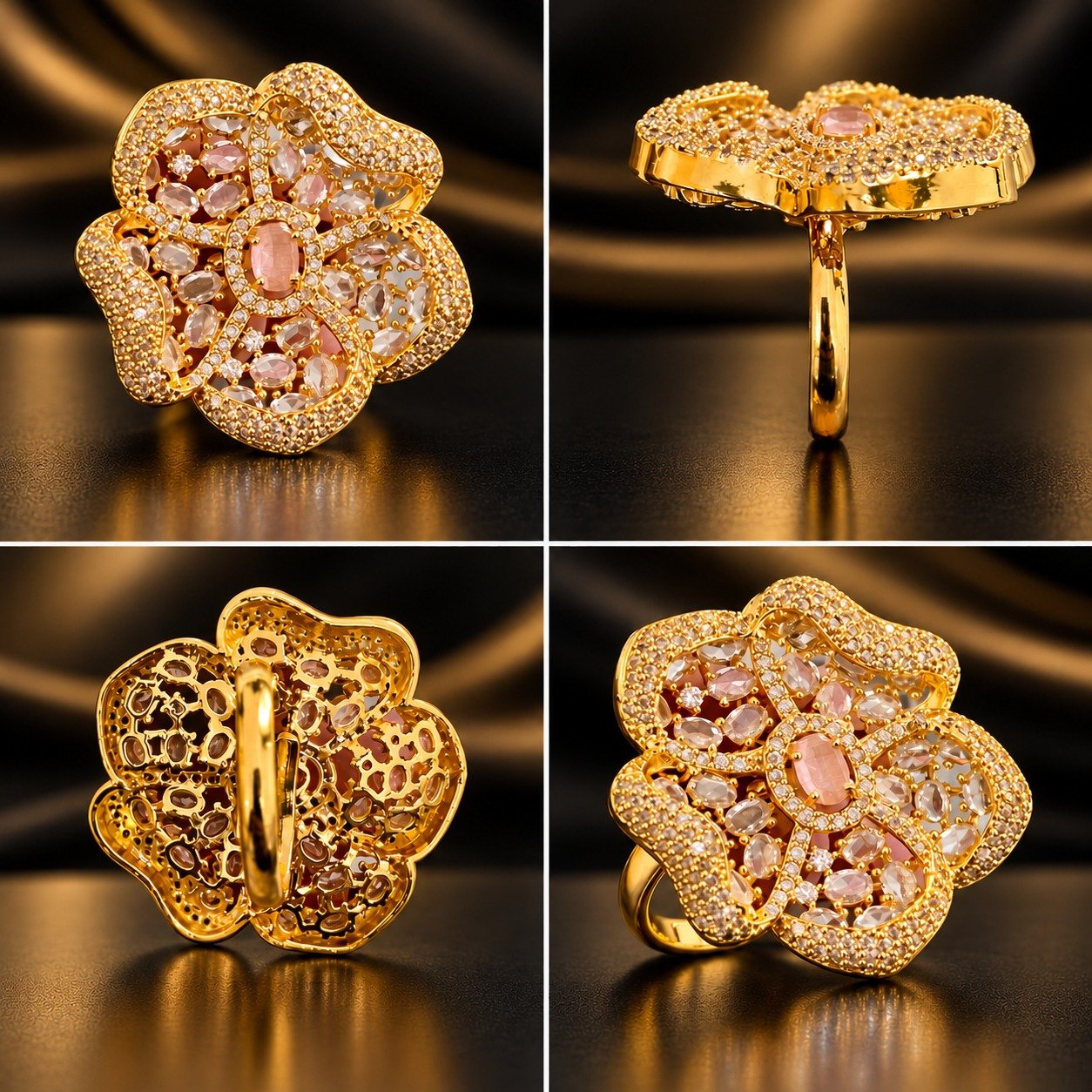 Blush Bloom Ring - Pink - photo 2