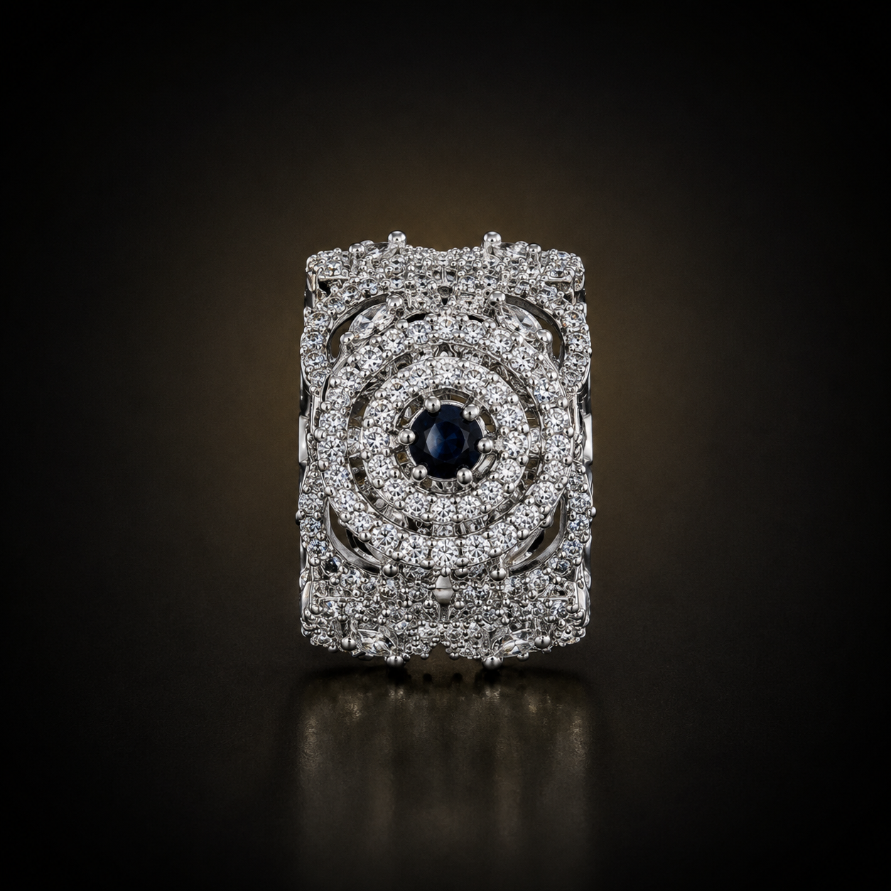 Royal Scroll Ring - Black - photo 3