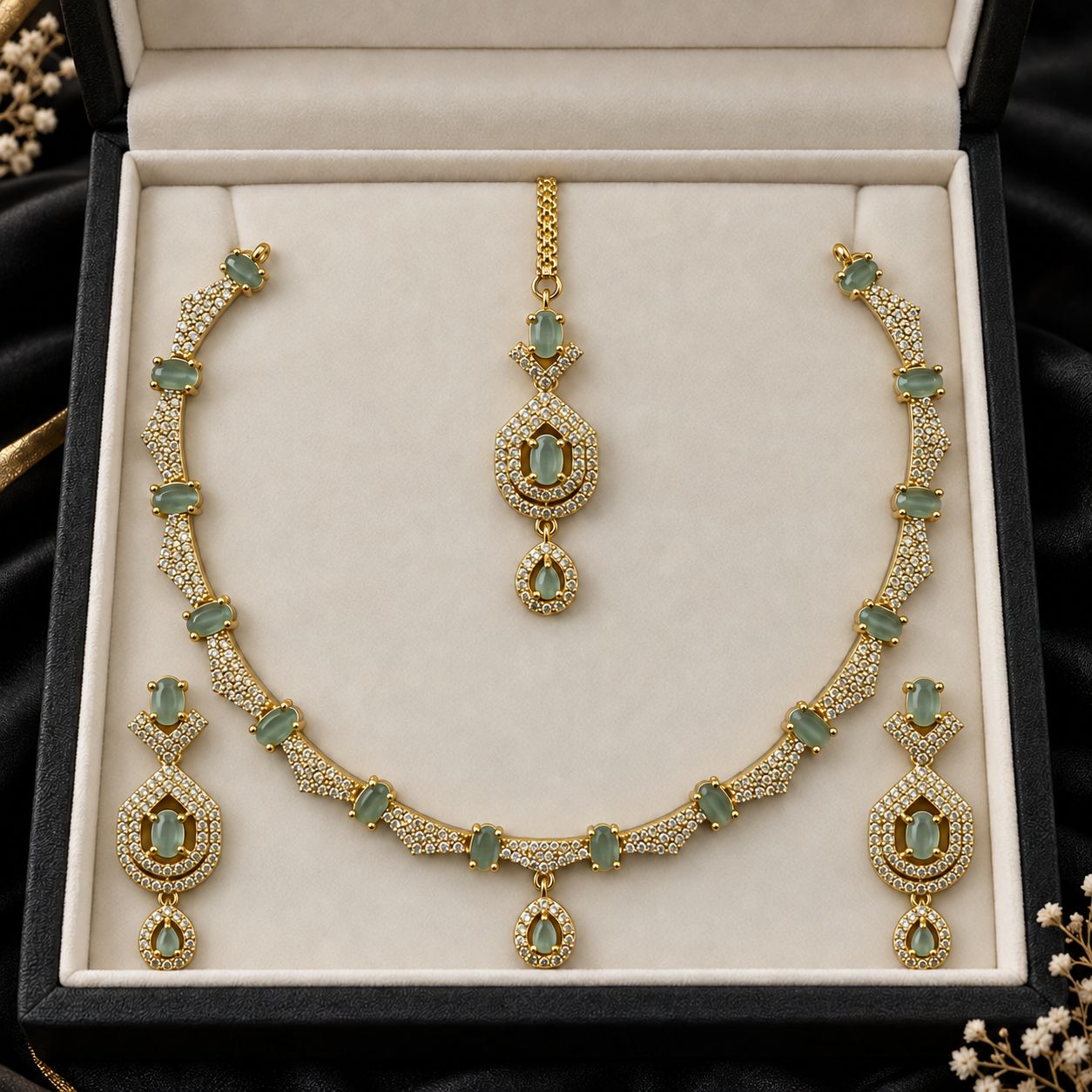 Royal Drop Necklace Set