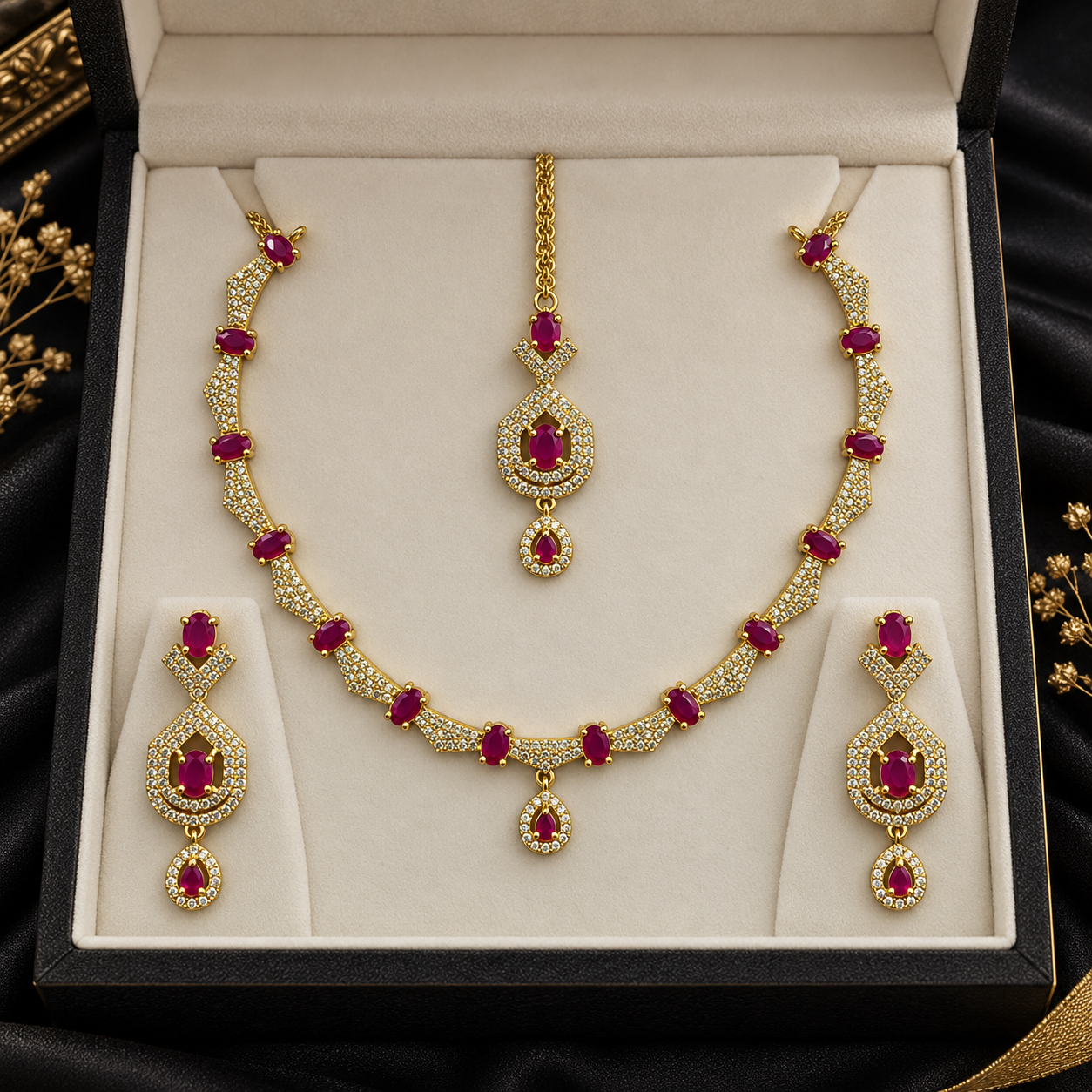 Royal Drop Necklace Set