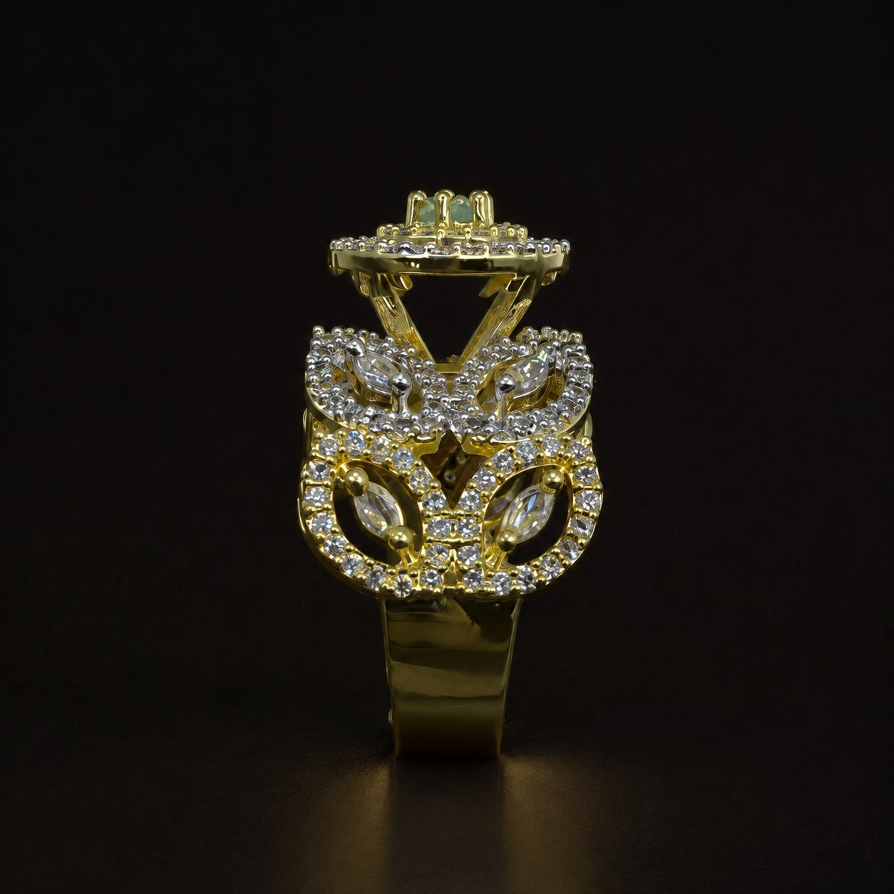Royal Scroll Ring - Mint - photo 2