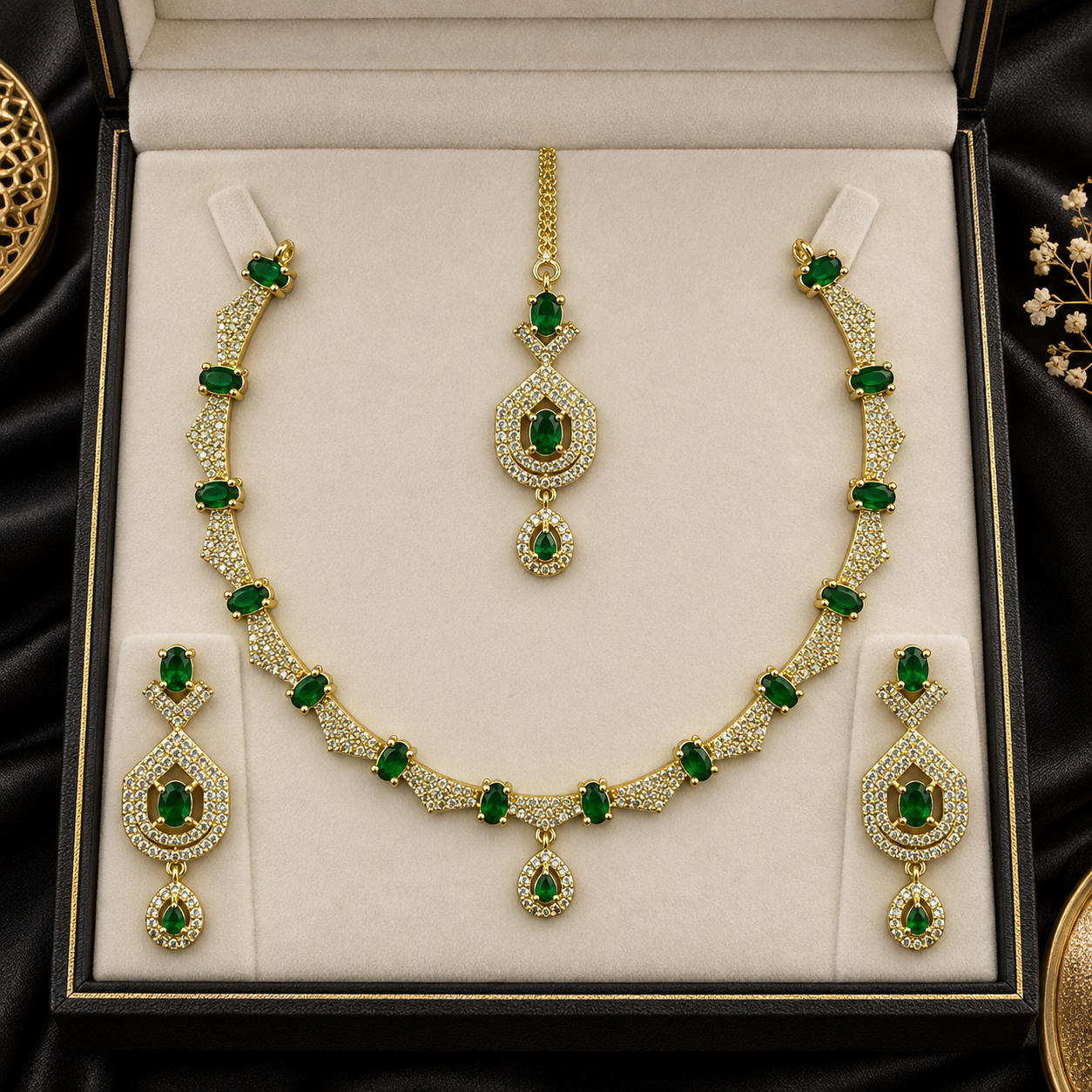 Royal Drop Necklace Set