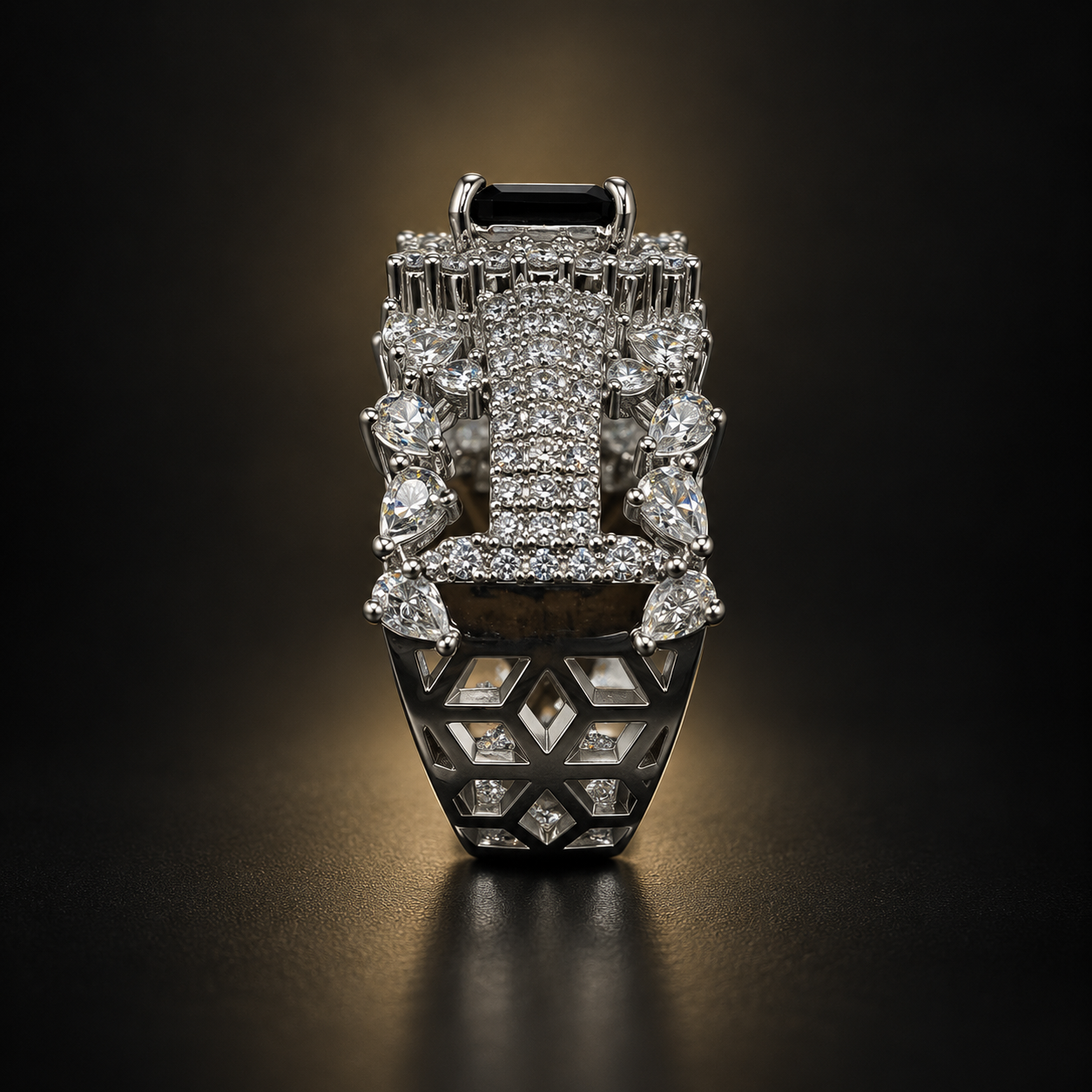 Imperial Crest Ring - Black - photo 2