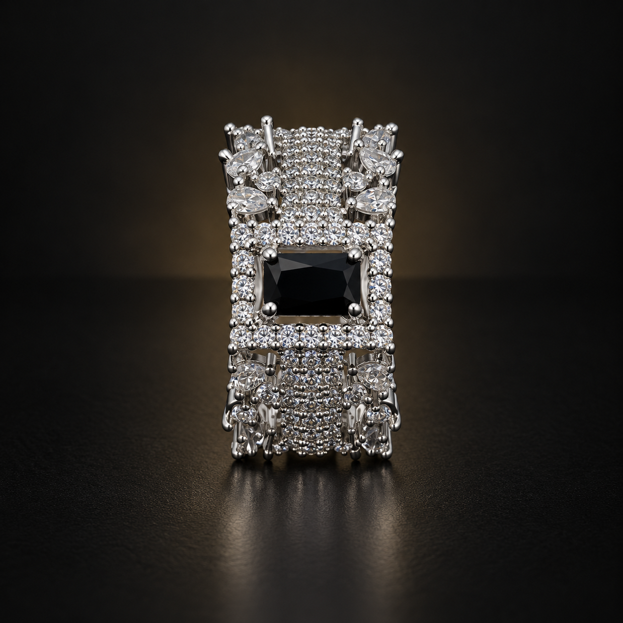 Imperial Crest Ring - Black - photo 3