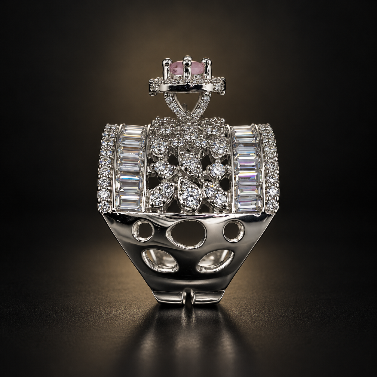 Royal Bloom Ring - Pink - photo 2
