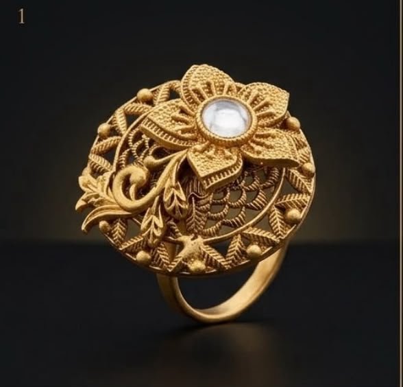 Rajwadi Ring - White