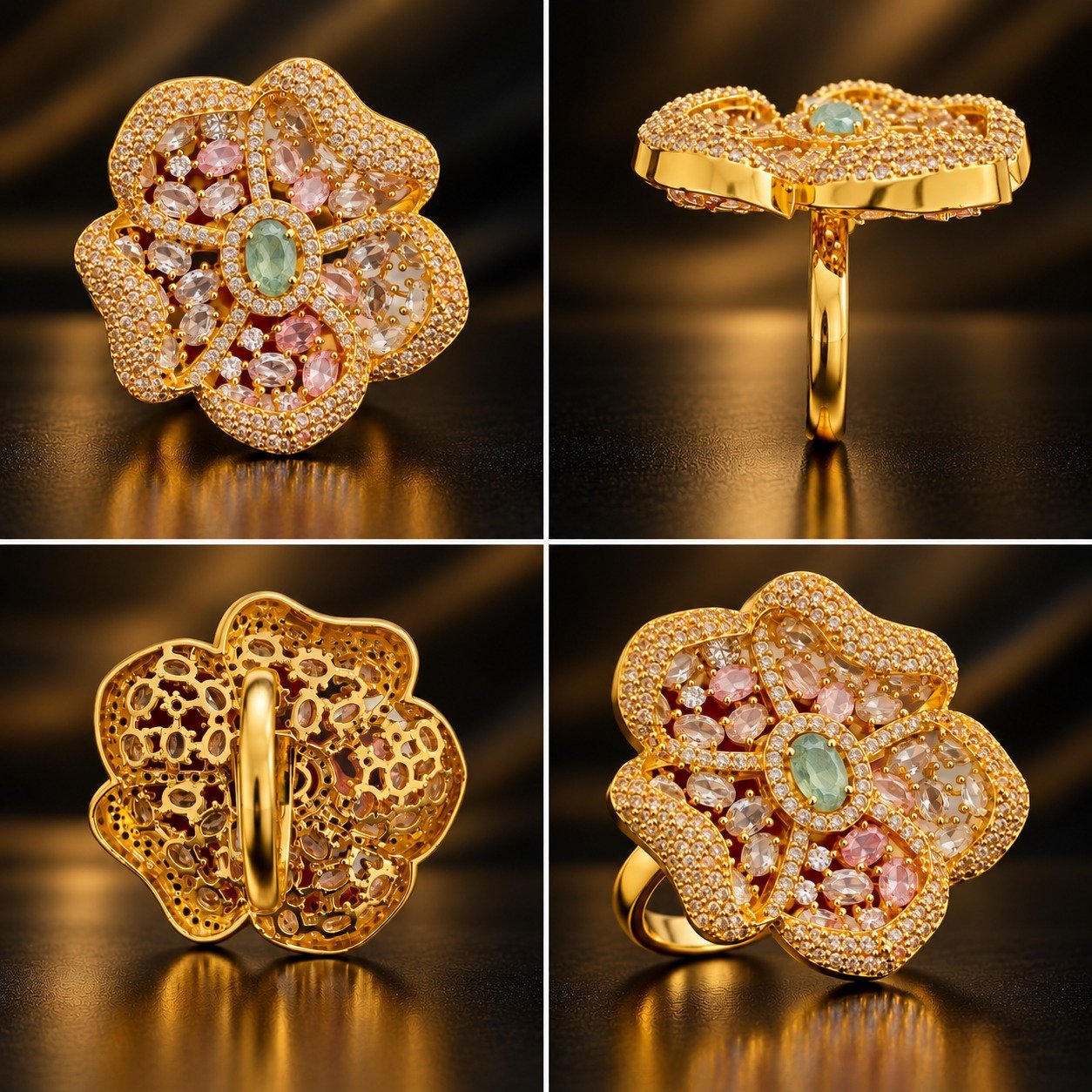 Blush Bloom Ring - Mint - photo 2