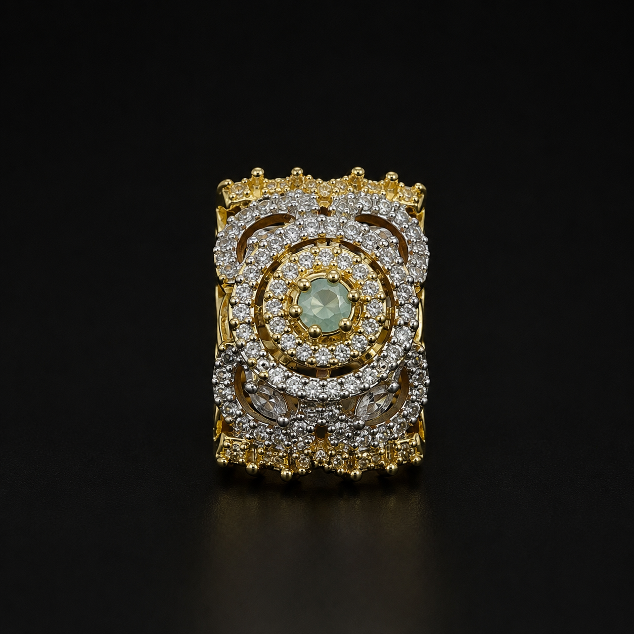 Royal Scroll Ring - Mint - photo 3