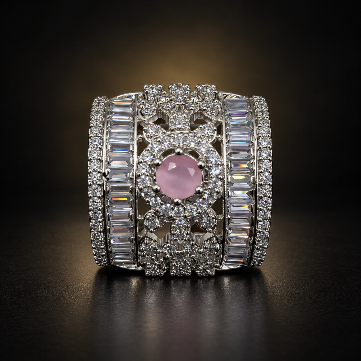 Royal Bloom Ring - Pink - photo 3