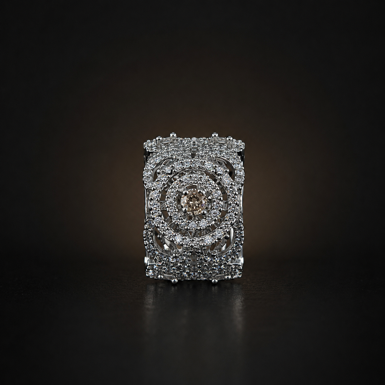 Royal Scroll Ring - Peach - photo 3