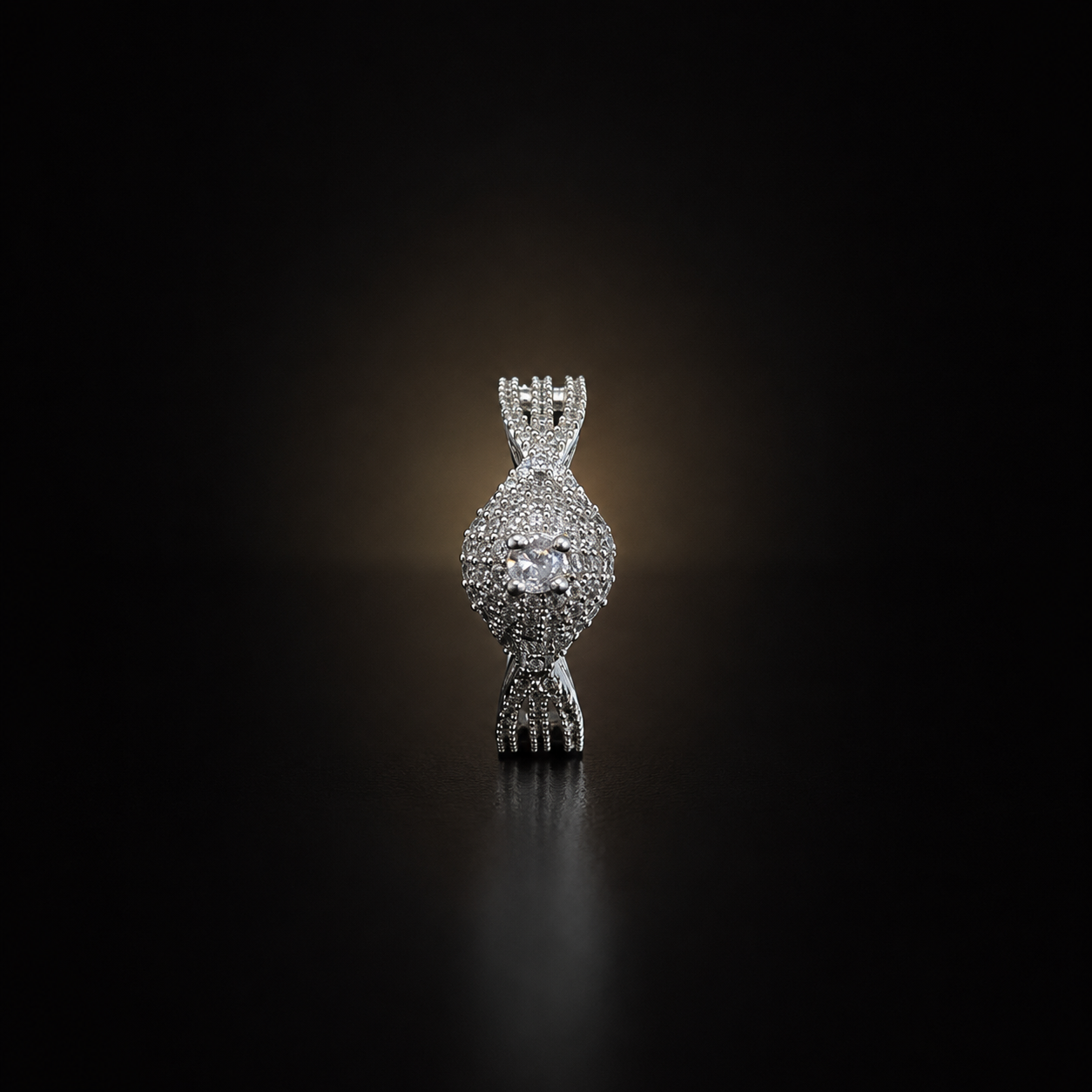 Royal Halo Ring - Silver - photo 2