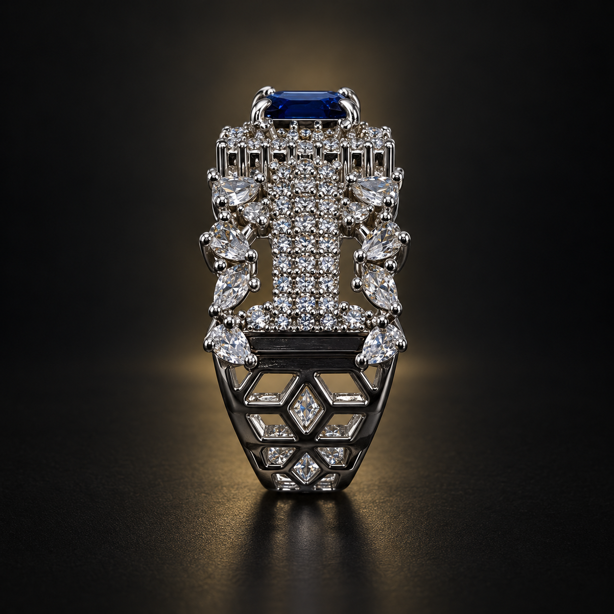 Imperial Crest Ring - Blue - photo 2