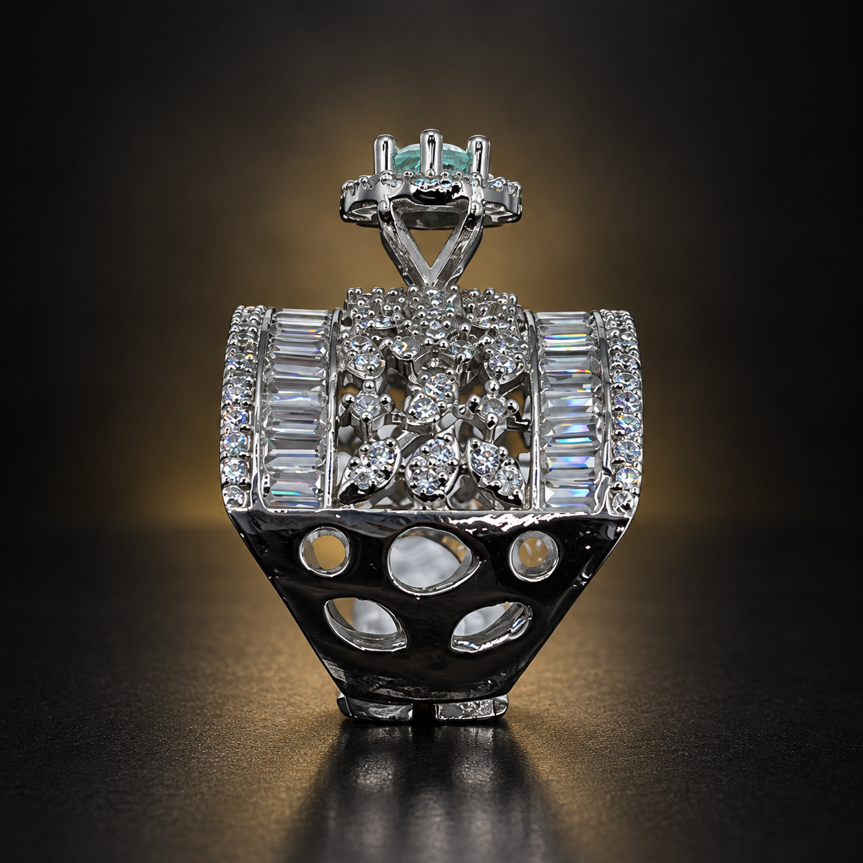 Royal Bloom Ring - Mint - photo 2