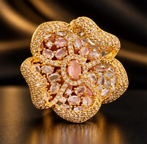 Blush Bloom Ring - Pink