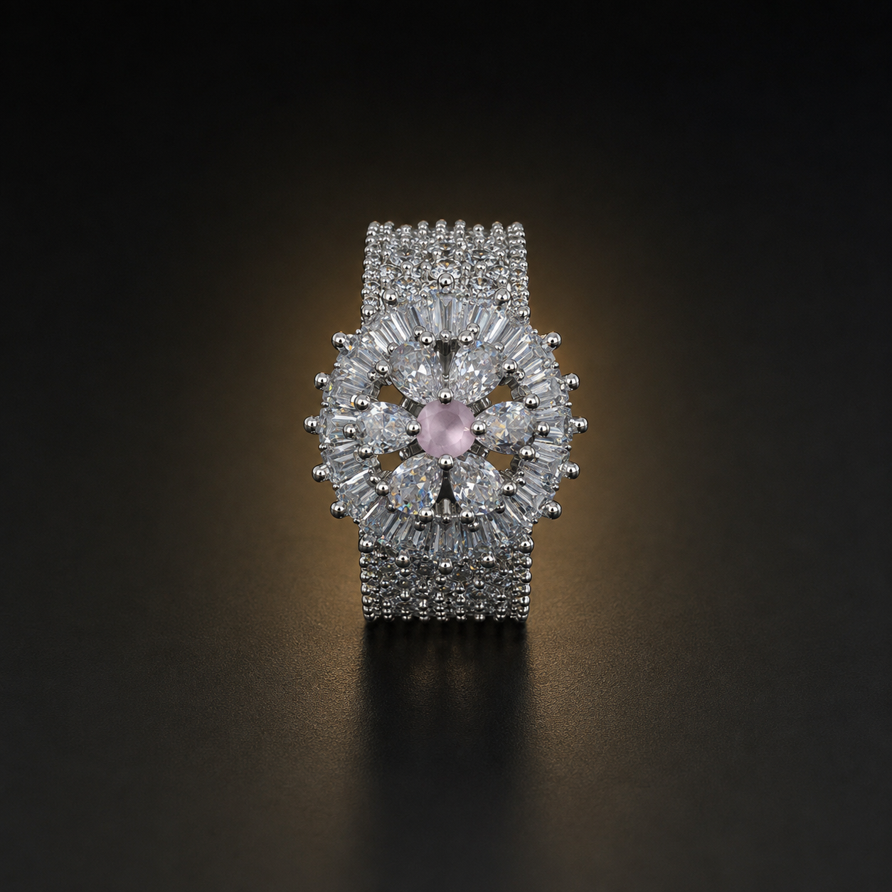 Regal Crown Ring - Pink - photo 3