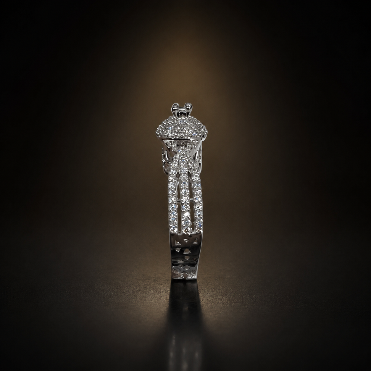 Royal Halo Ring - Silver - photo 3