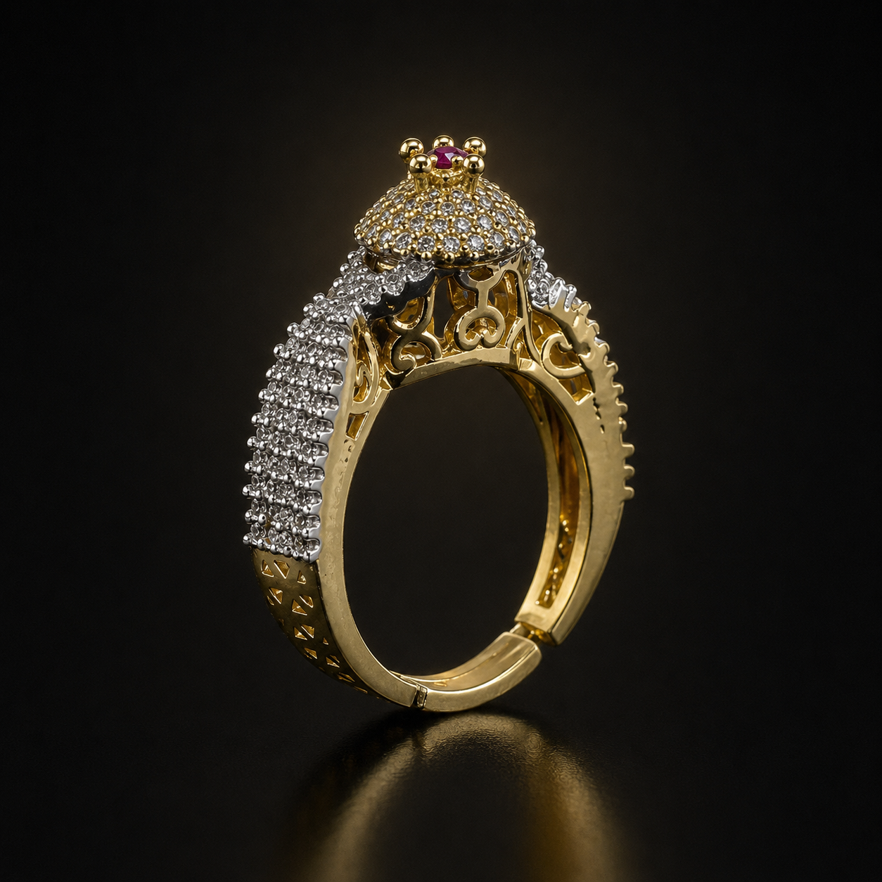Royal Halo Ring