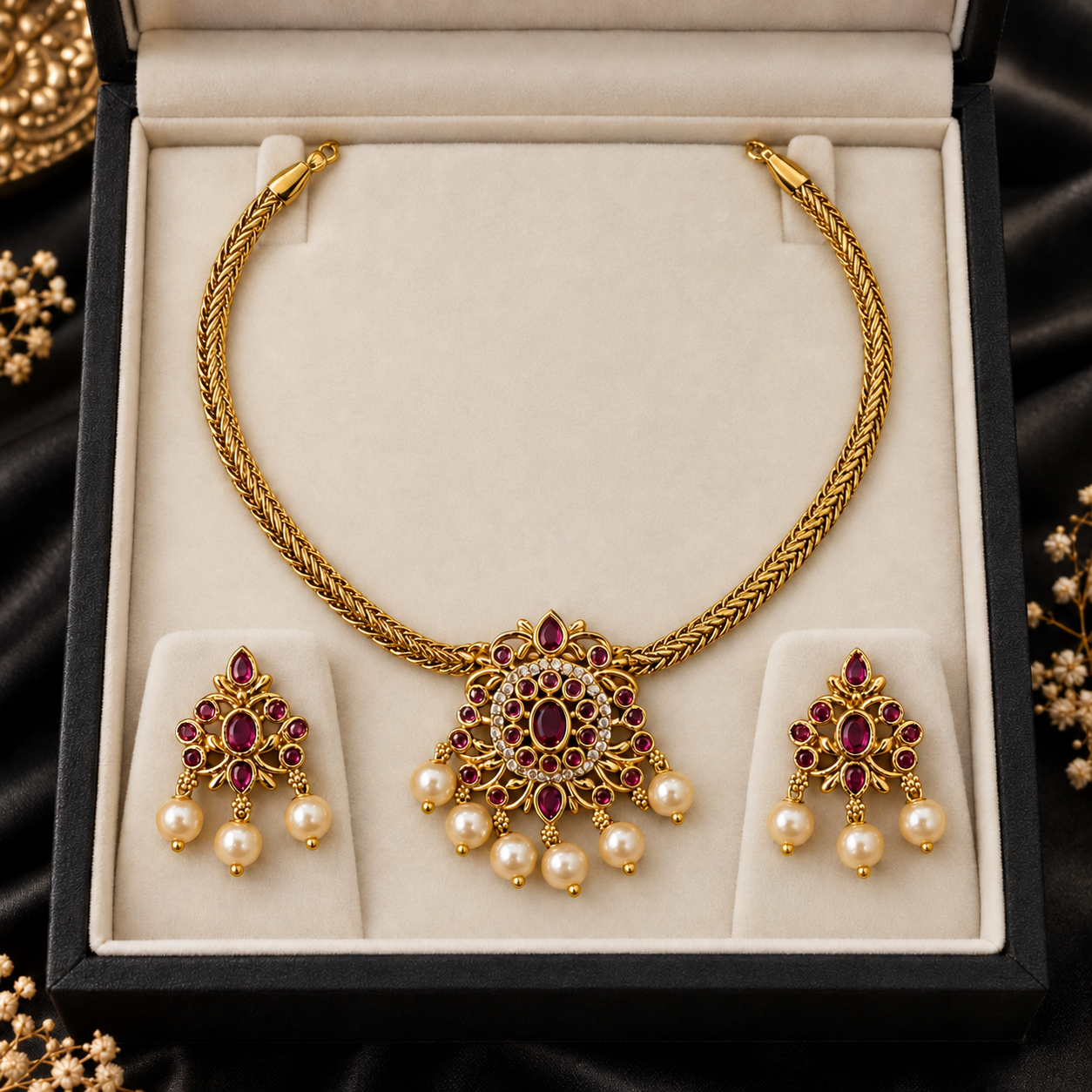 Ruby Pearl Set - Ruby - photo 2