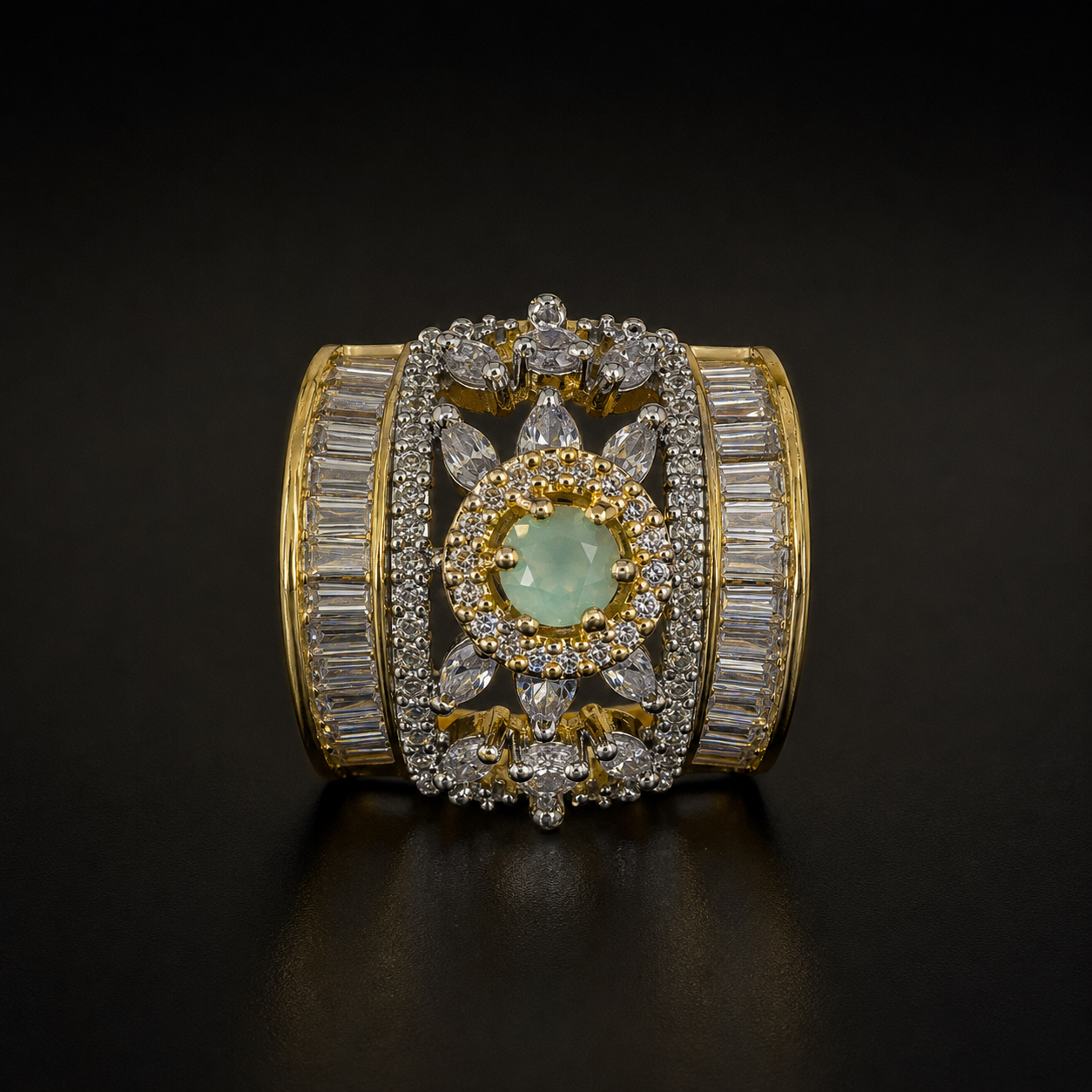 Royal Bloom Zircon Ring - Mint - photo 2