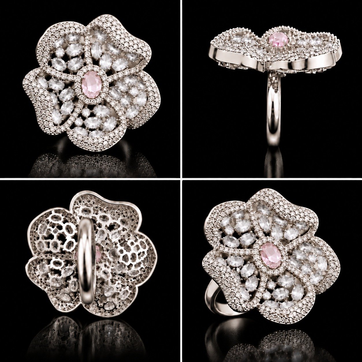 Blush Bloom Ring - Pink - photo 2