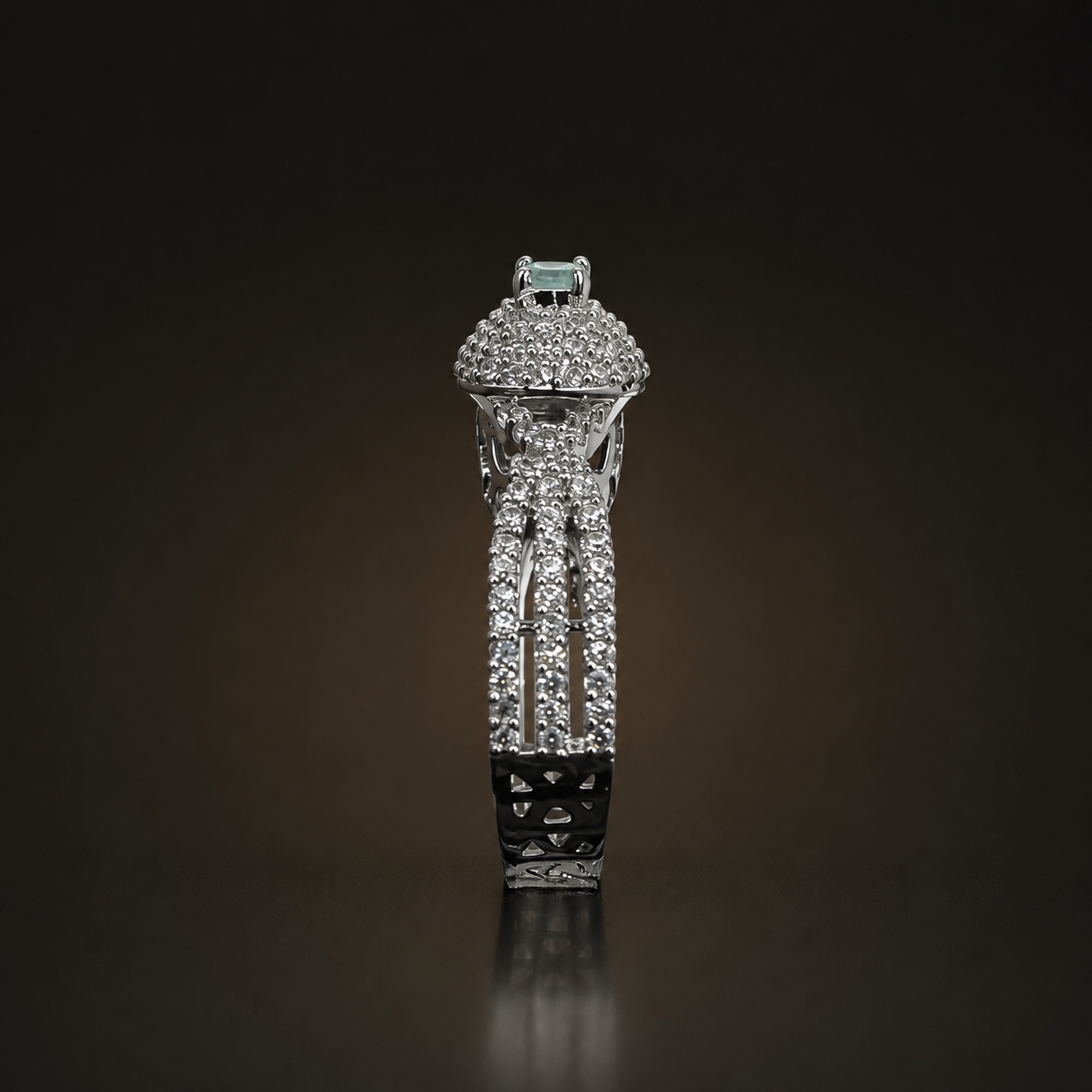 Royal Halo Ring - Mint - photo 3